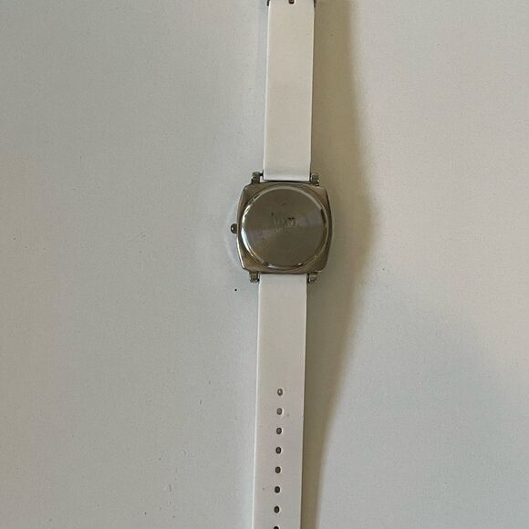 Used XOXO Womens White Rhinestone Watch - Picture 3 of 5